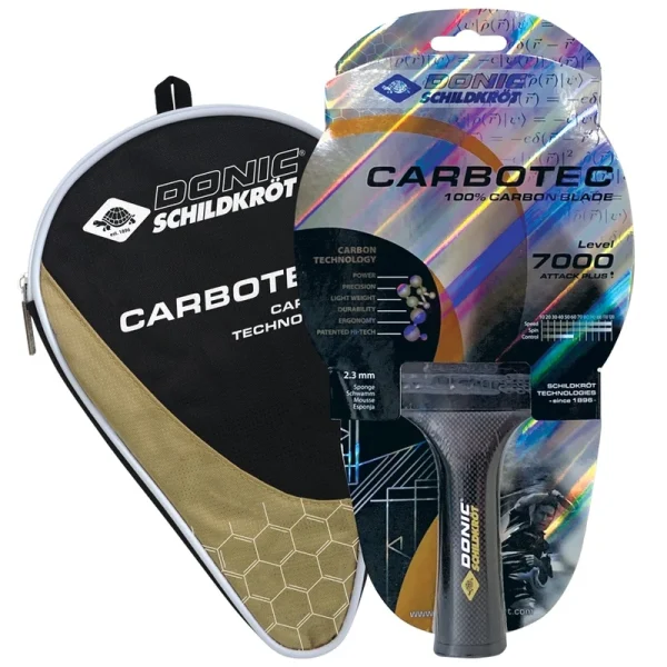 راکت پینگ پنگ دونیک مدل Carbotec 7000 به همراه کاور - Image 1